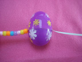 family Easter activity - beaded craft